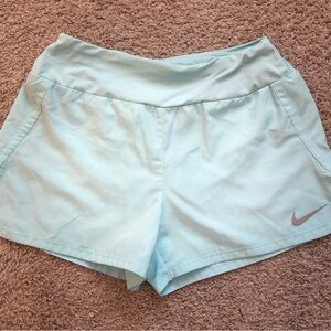 Nike Women's Light Blue Athletic Shorts
